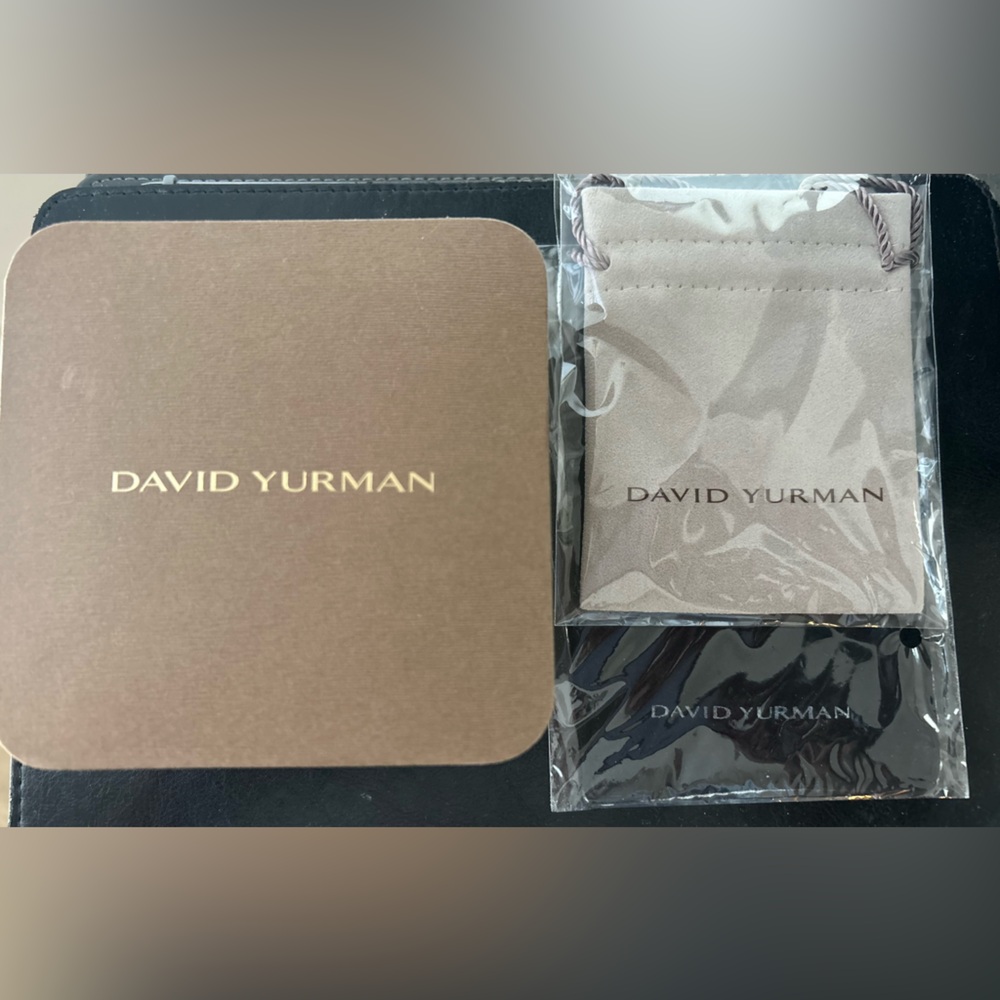 David Yurman Brown and Cream Jewelry Box